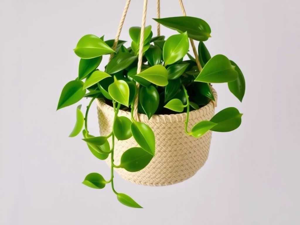 How to Care for N'Joy Pothos in a Hanging Basket