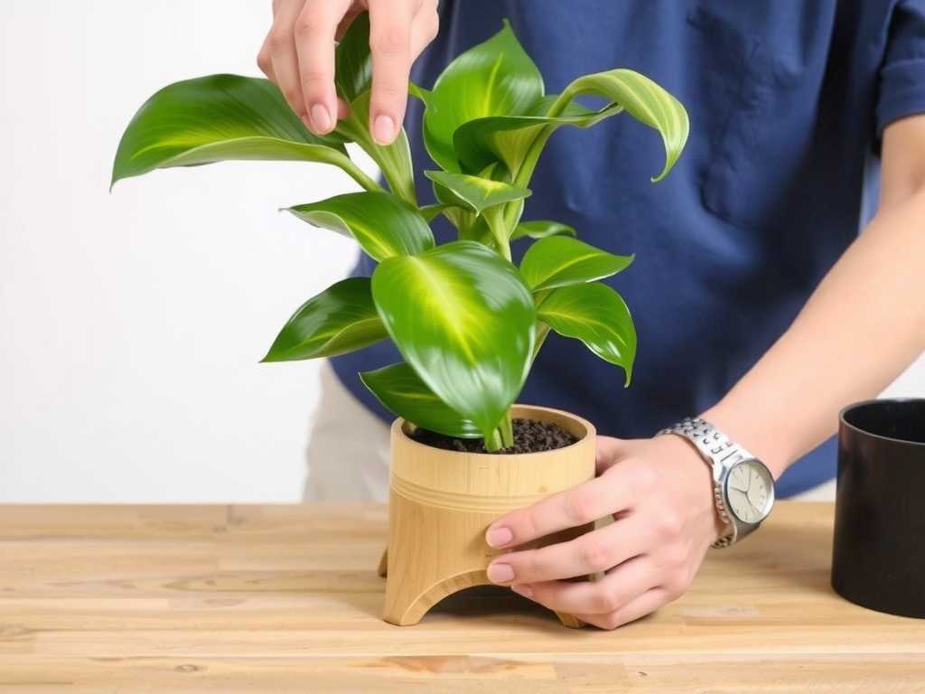 How to Propagate Pothos in a Bamboo Planter