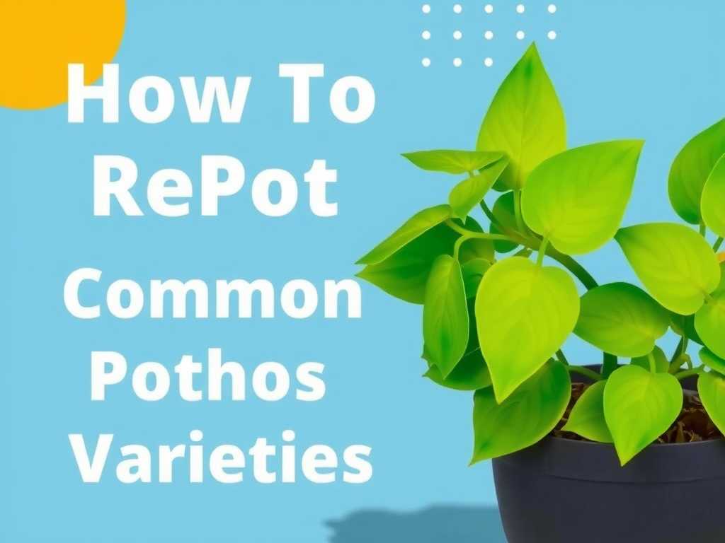 How to Repot Common Pothos Varieties(1)
